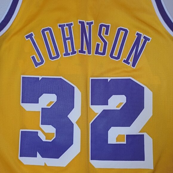 Champion Other - Champion Ervin Magic Johnson Los Angeles Lakers NBA Basketball Jersey Adult 40